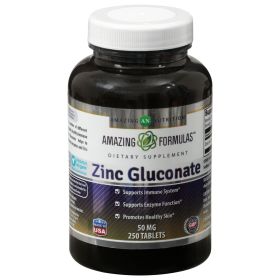 Amazing Formulas - Zinc Gluconate 50 Mg - 1 Each 1-250 Ct